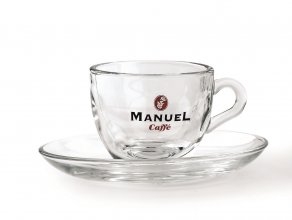 Skleněný šálek na espresso MANUEL